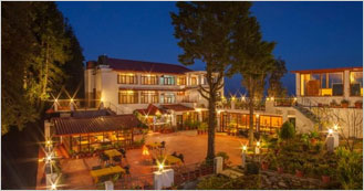 The Hermitage hotel in Kanatal